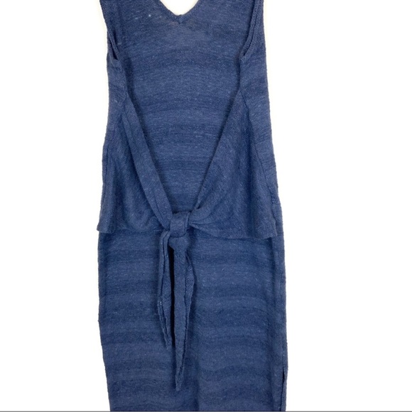 NWOT Free People Hamptons Tie-Front Knit Dress - Picture 3 of 9